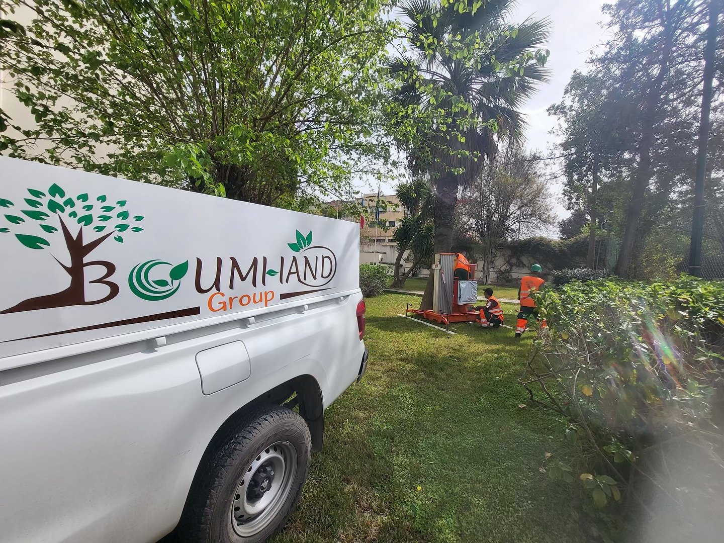 Véhicule d'intervention BOUMHAND GROUP sur site
